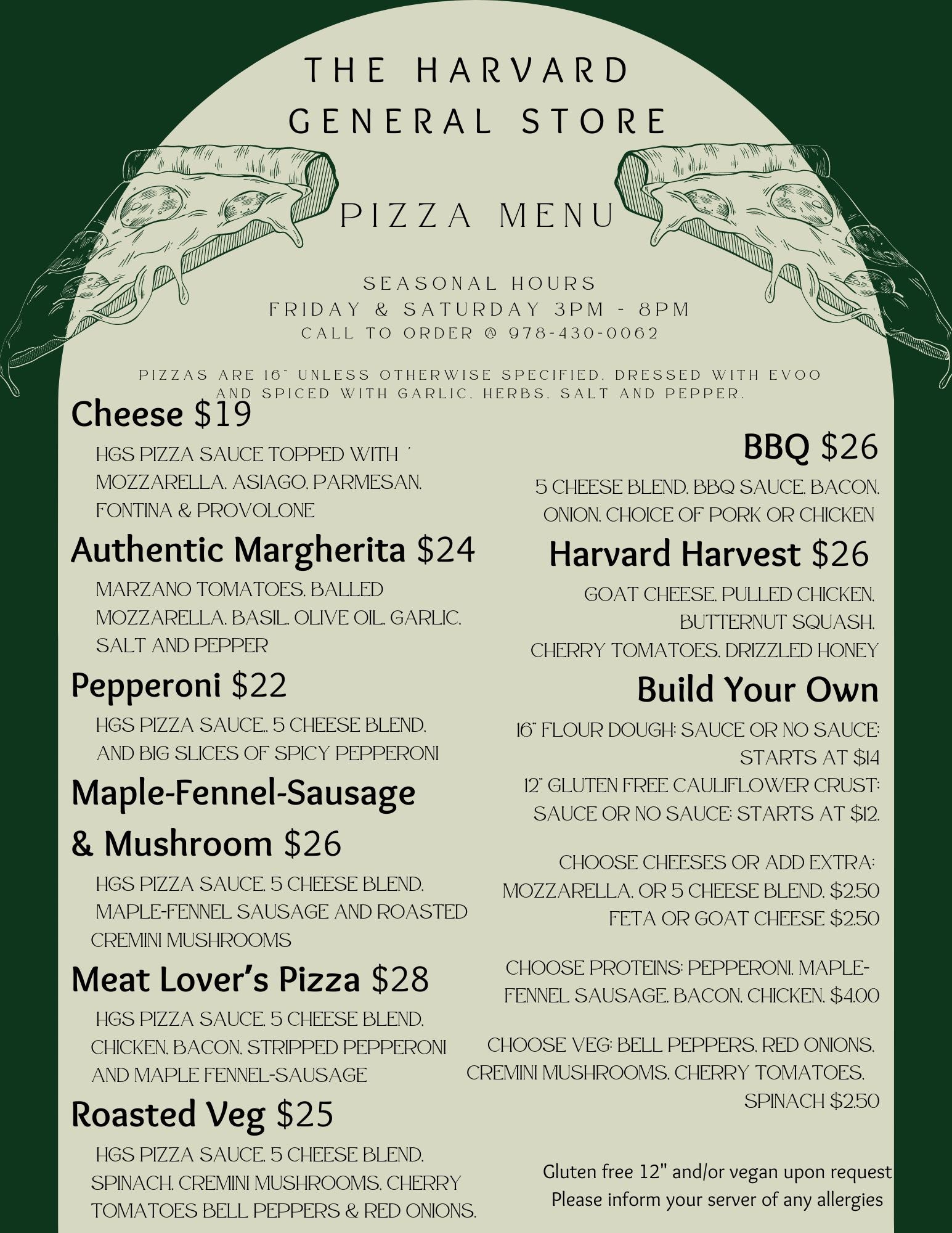 Menu – Pizza Place Store